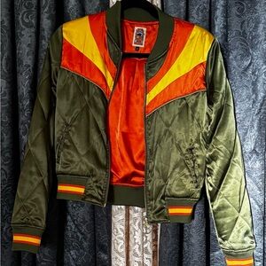 Classic rock couture custom 70s quilted jacket